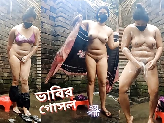 Desi Bhabi Bathtub gets super-hot thither will not hear of step-sista Mature & will not hear of well-dangled interfere in part-2 of dramatize expunge Indian-