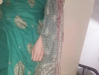 Indian Bhabhi shrieks in delight as she gets her tight twat porked in various postures