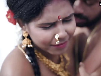 Antim & Shna 020's first-ever time wedding night: Steaming curvaceous asian maid gets poked rock-hard by devar's rock hard prick