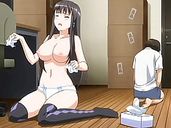 Watch Eroge! H mo Game Ep. 1: Huge-chested Latina Takes First-ever Electro-hitachi in Cosplay & Bear Wrecks