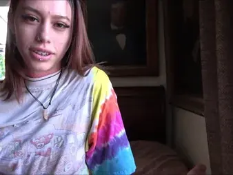 Laya Rae's Business Proposal: Petite red-haired step-sister Laya Rae offers her figure for a hot teen's sexual pleasure