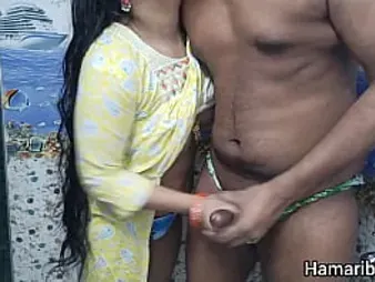 Abhi and Devi, 2 Indian Desis, share their popshot-packed palms in super-hot bhabhi video