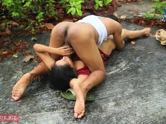 Torrid Desi Indian Gf and her BOYFRIEND get humid and kinky in a romantic outdoor hook-up
