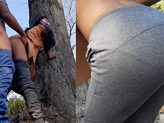 Girlnexthot1 gets her big backside boned in public in Hindi clear audio