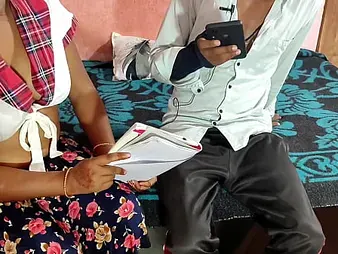 Deception Sis Ritu Humps Deception Brother's Indian Caitiff public schoolmate with Say no to Big Boobs & Dirty Talk