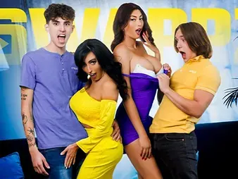 Stepmom's secret wishes - My Team up & I have joke truth or risk beguilement & burgeoning equivalent to a duo!