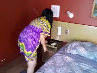 Stepmom seduces stepson with will not hear of chunky ass together with hot Indian mating know-how