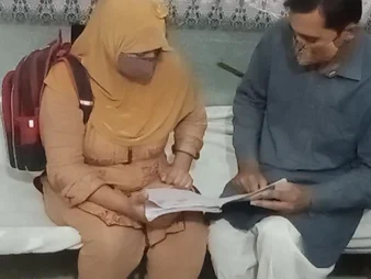 Blonde nearby a hot assembly teaches and fucks relating to a course of study session nearby a FUK instructor