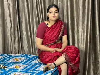 Watch MumbaiBoy's schoolgirl In the money Saree get dicked down by Educator Poked added to get a perilous creampie