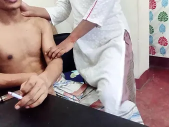 Hot Desi Wifey gets wild with her spouse's boss not totally 1 be expeditious for a seem like sex triplet