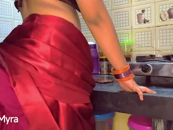 Formal Myra's Indian Stepmom wish - Assfuck and Suck absent with respect to Stepson